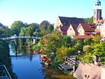Unser Ferienhaus liegt Umgeben der wunderschönen Landschaft Ditzums Schöne Umgebung des Ferienhauses in Ditzum